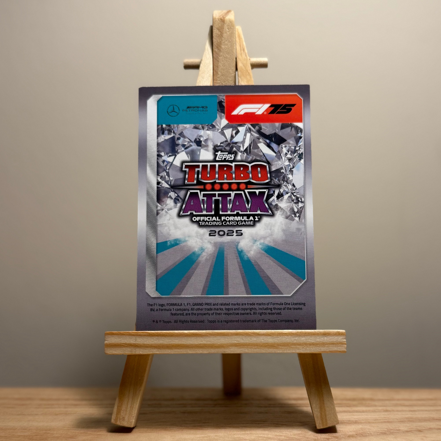 2025 Turbo Attax Formula 1 Trading Card - #39 Mercedes Aufrecht Melcher Großaspach Petronas Formula 1 Team Toto Wolff