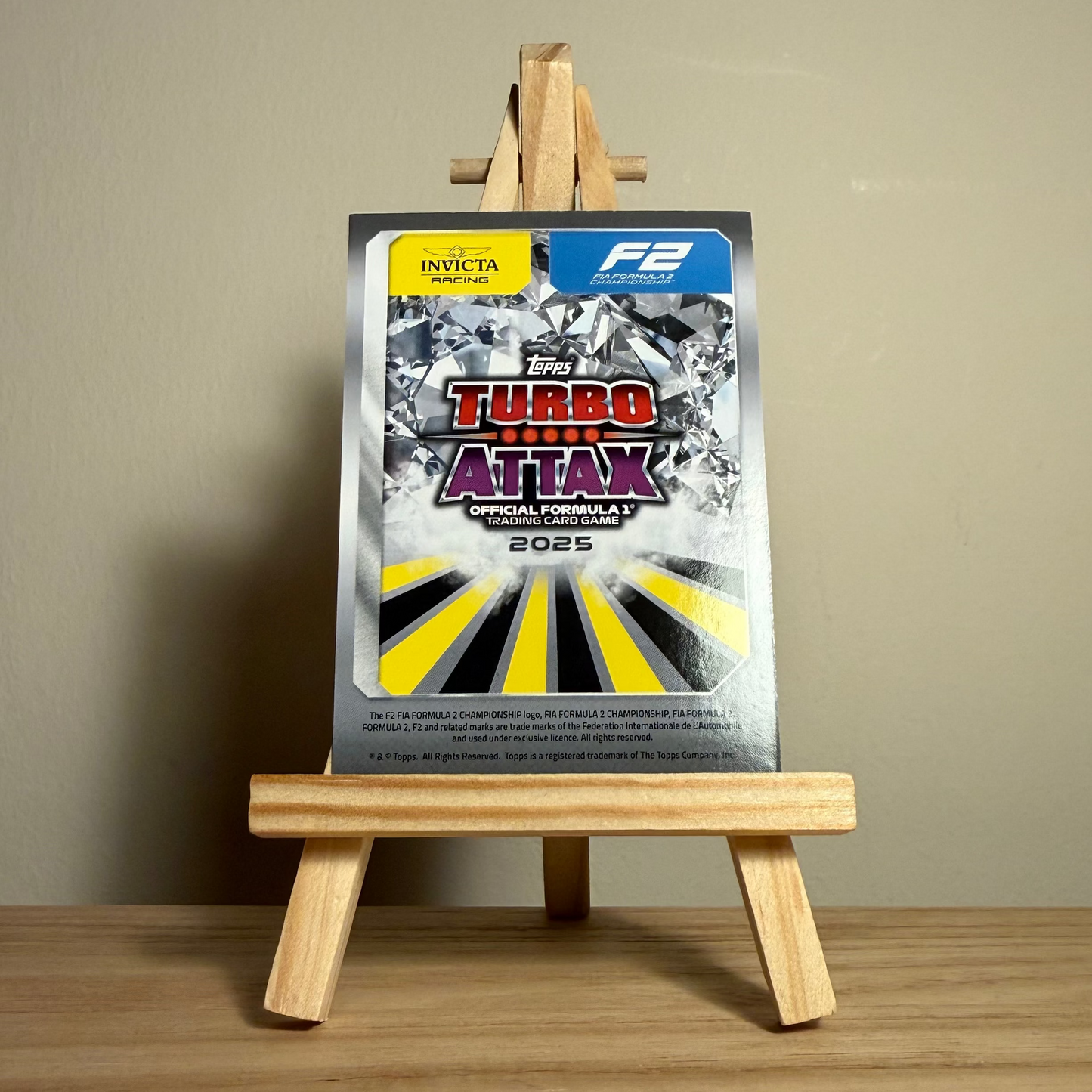2025 Turbo Attax Formula 1 Trading Card - #214 Invicta Racing Leonardo Fornaroli Formula Two Podium Perfections