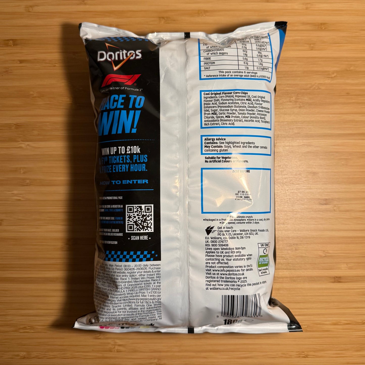 2026 Doritos Cool Original 180g