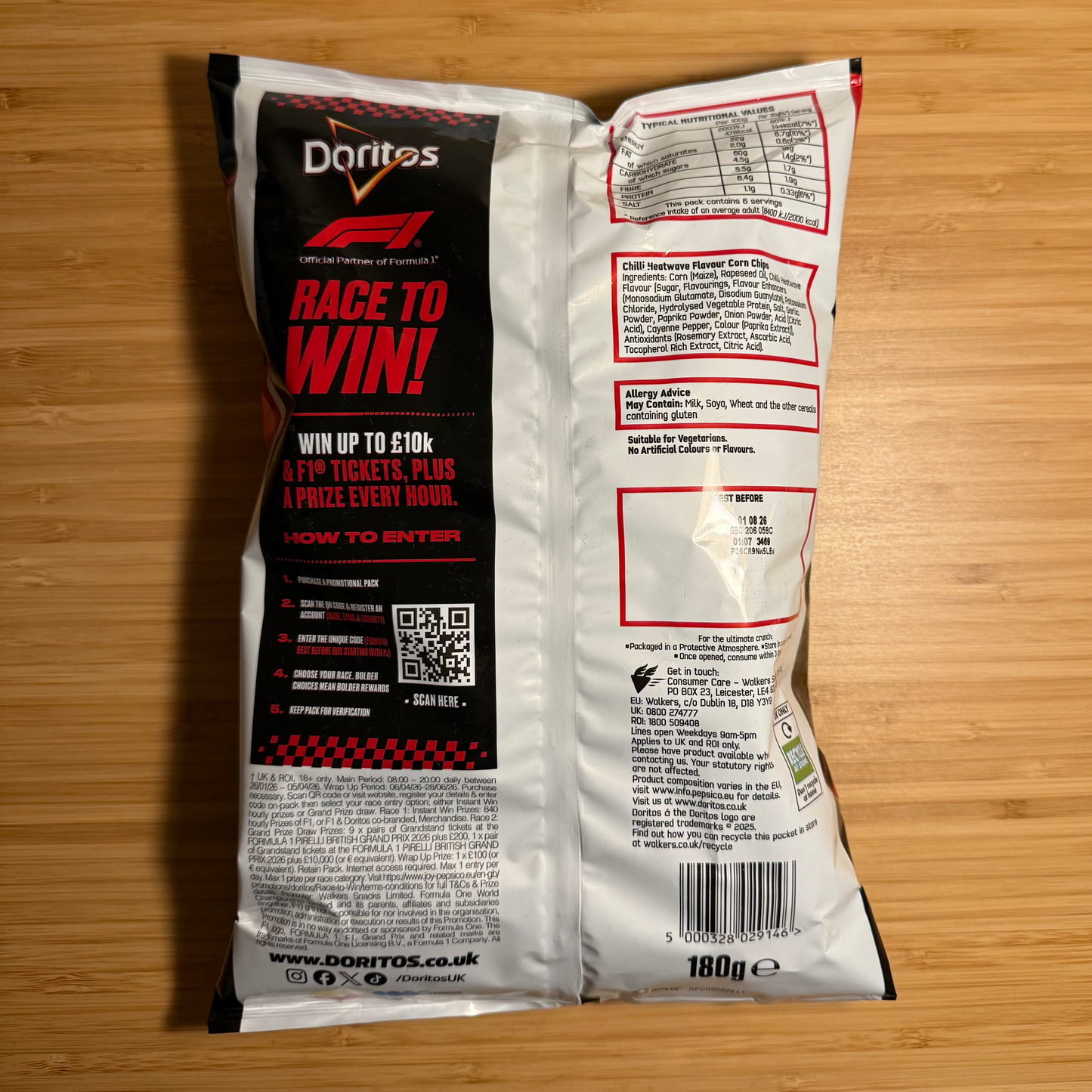 2026 Doritos Chili Heatwave 180g