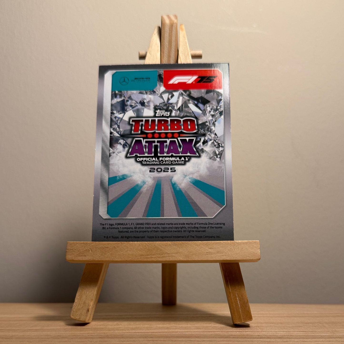 2025 Turbo Attax Formula 1 Trading Card - #246 Mercedes Aufrecht Melcher Großaspach Petronas Formula 1 Team George Russell Rain Master