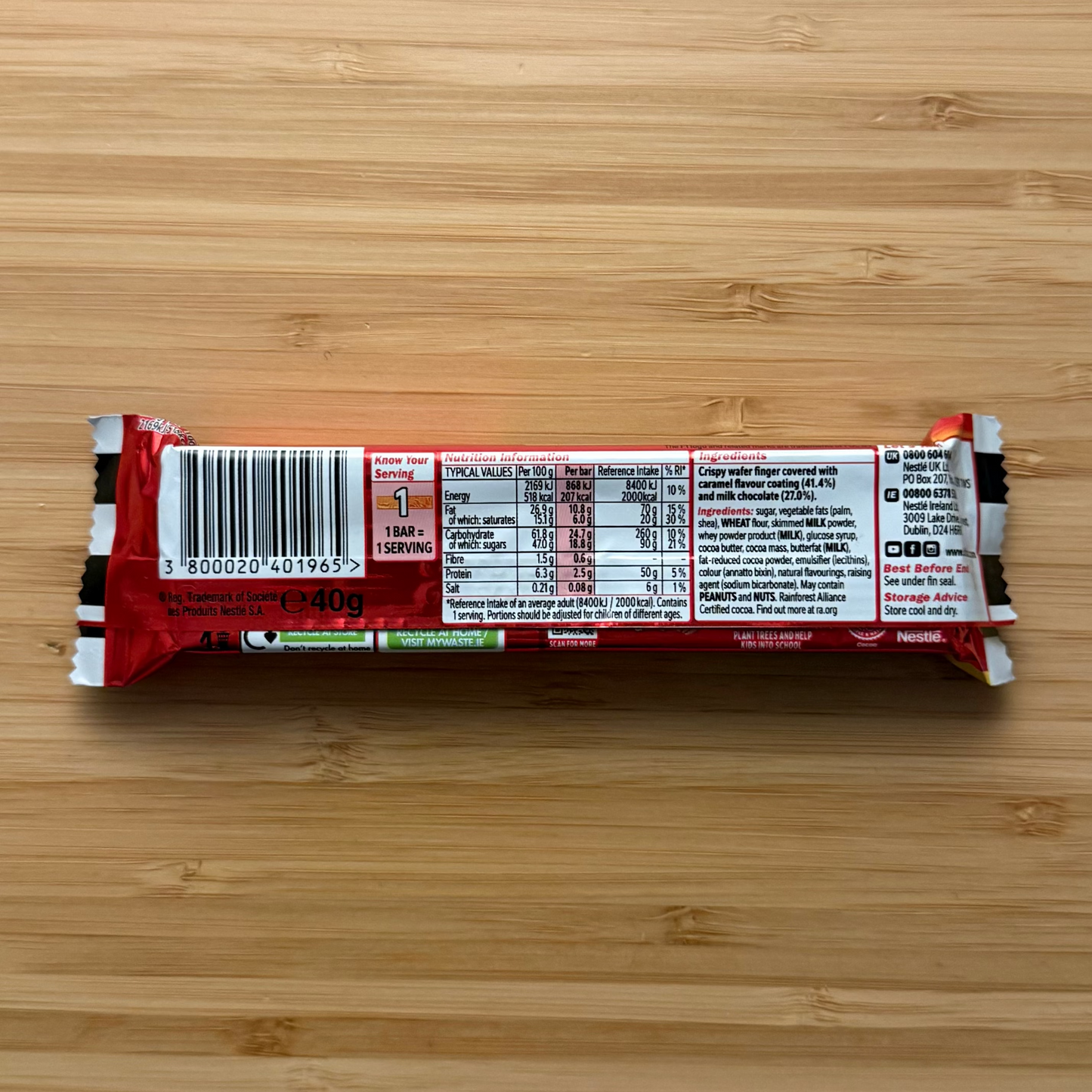 2026 KitKat Chunky Caramel 40g