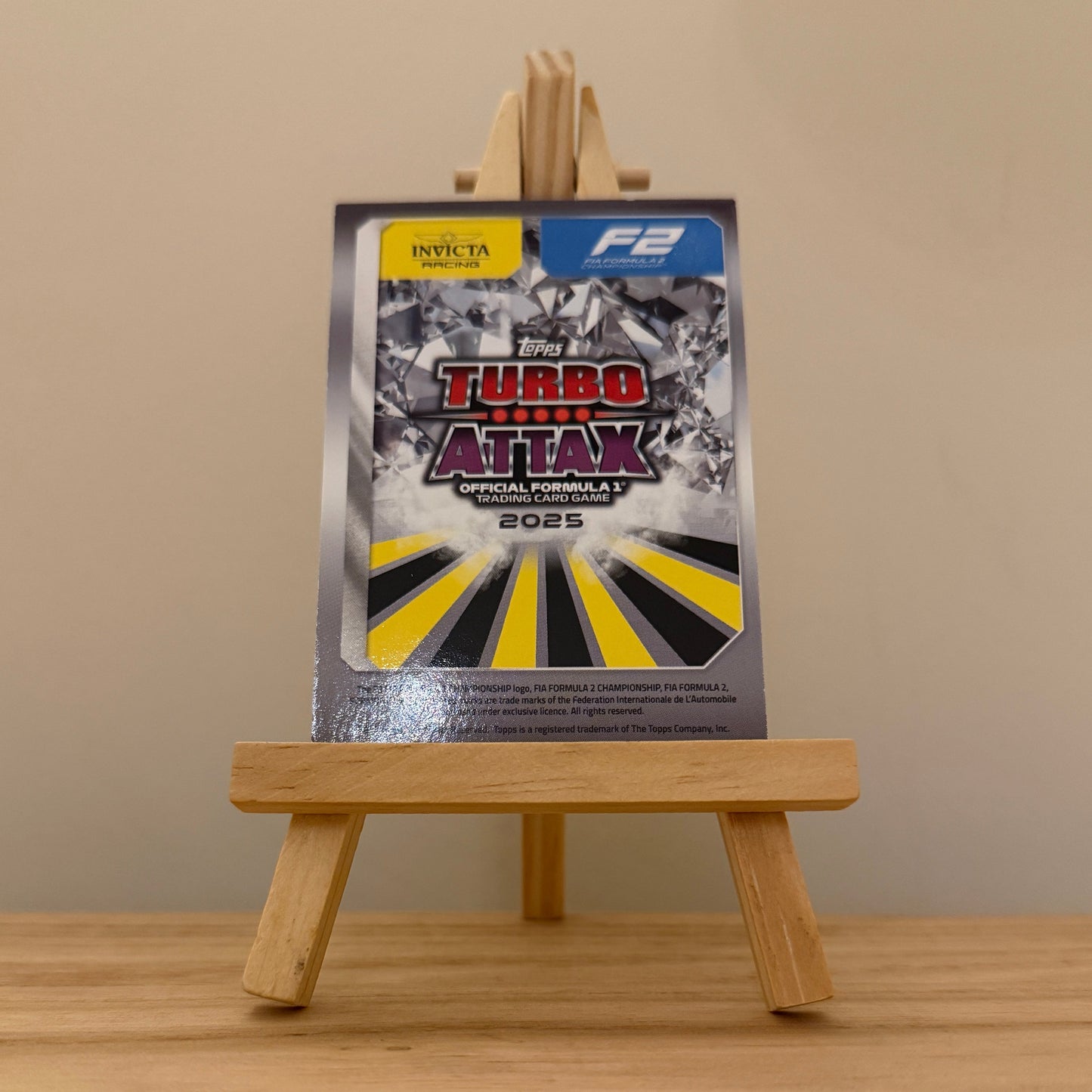 2025 Turbo Attax Formula 1 Trading Card - #278 Invicta Racing Gabriel Bortoleto Formula Two Champion