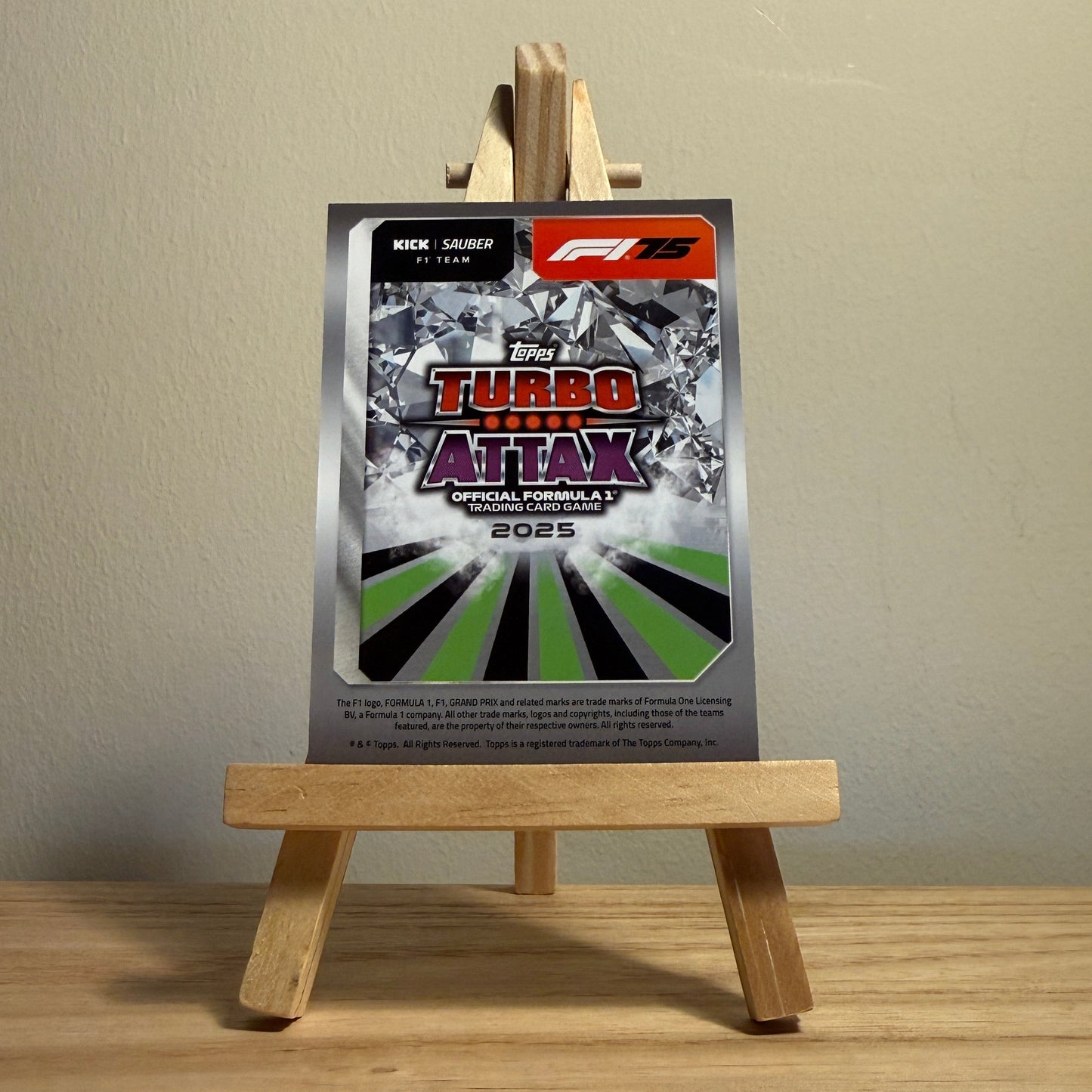 2025 Turbo Attax Formula 1 Trading Card - #281 Stake Formula One Team Kick Sauber Nico Hülkenberg Topps Awards Underdog of the Season