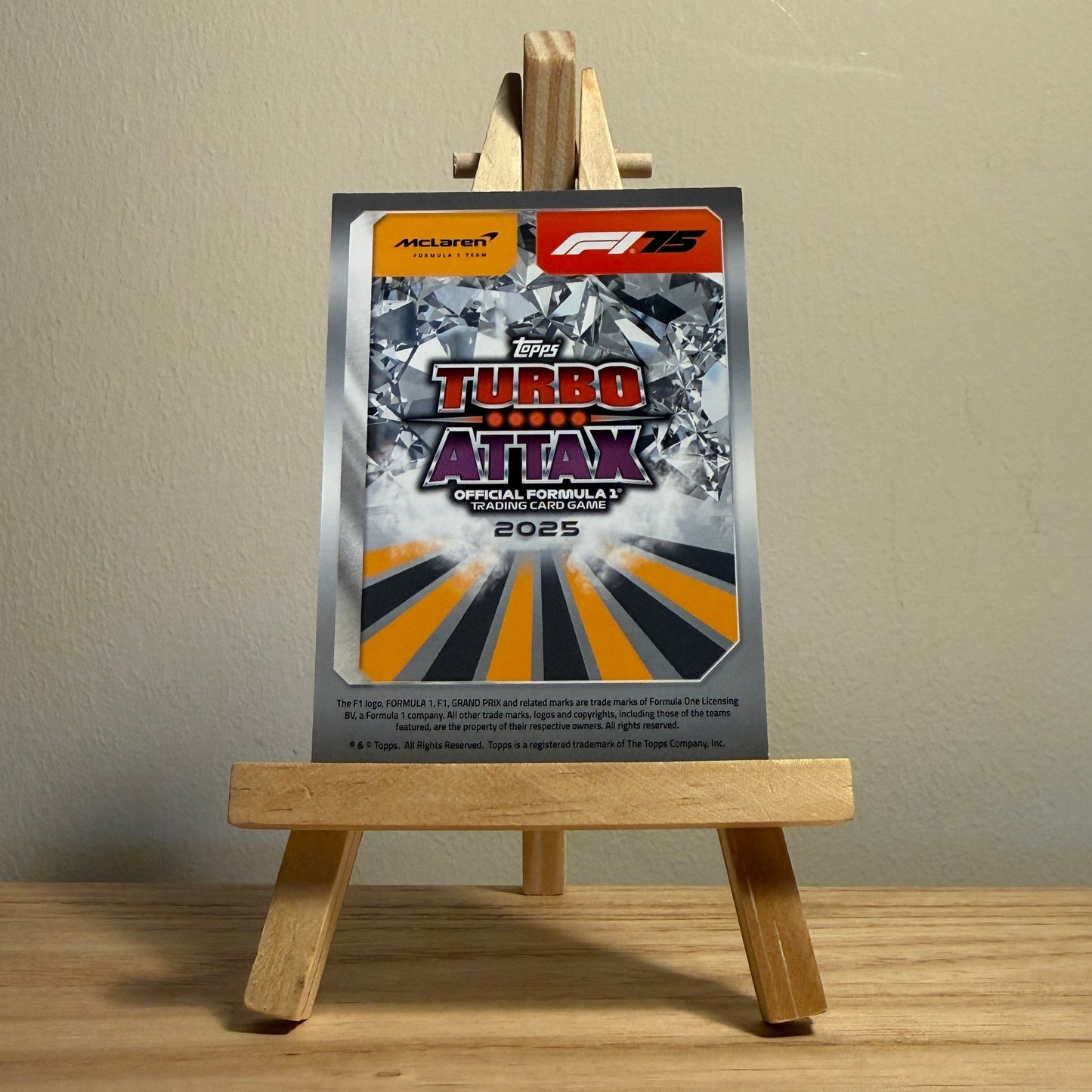 2025 Turbo Attax Formula 1 Trading Card - #282 McLaren Formula One Team Andrea Stella Topps Awards Team Principal of the Season
