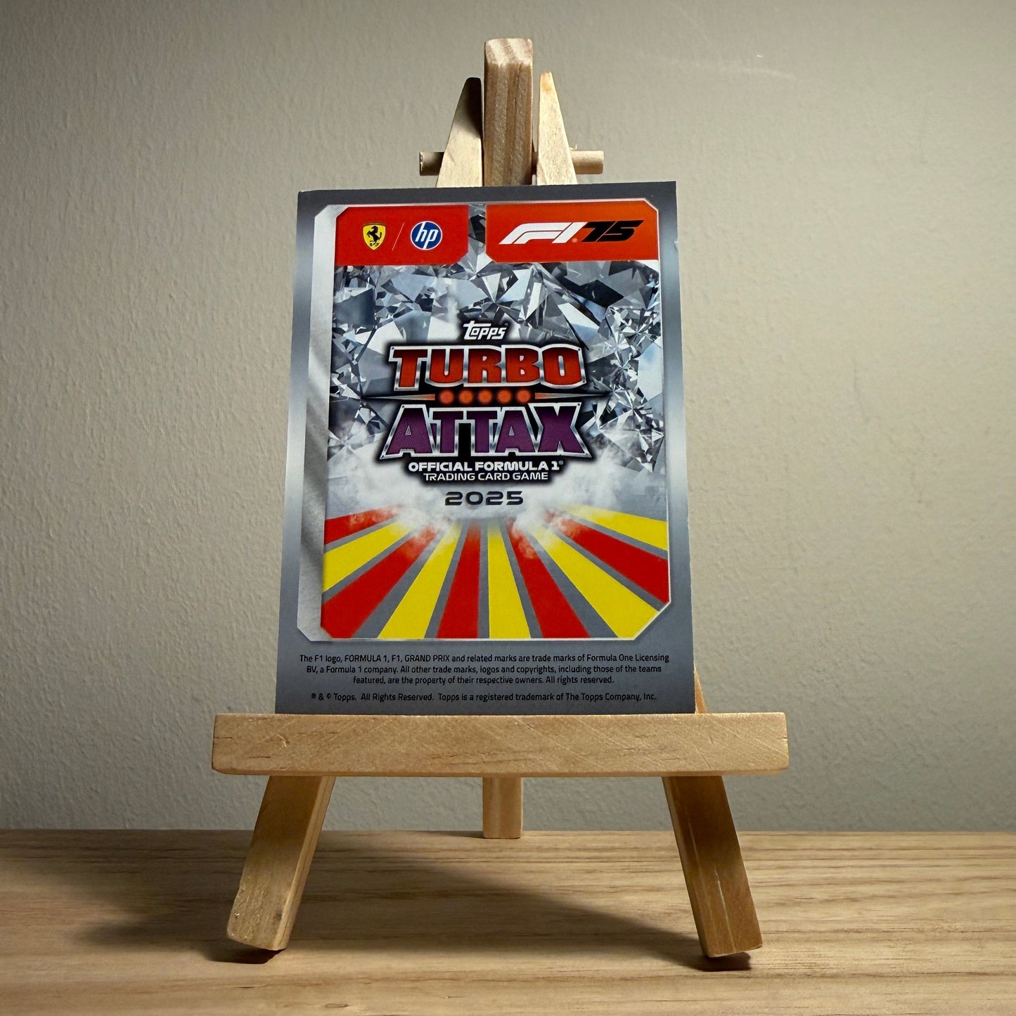 2025 Turbo Attax Formula 1 Trading Card - #287 Scuderia Ferrari Hewlett Packard Lewis Hamilton Topps Awards Year's Most Stylish Driver