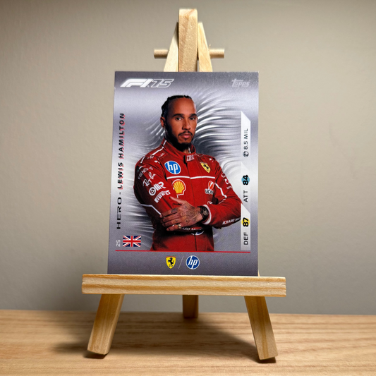2025 Turbo Attax Formula 1 Trading Card - #25 Scuderia Ferrari Hewlett Packard Lewis Hamilton