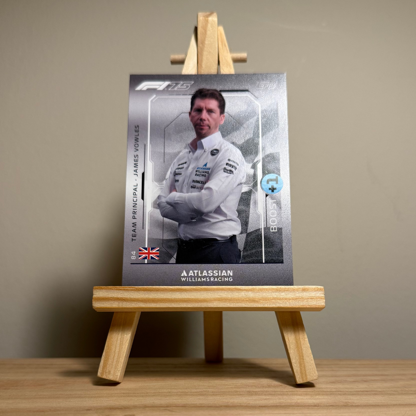 2025 Turbo Attax Formula 1 Trading Card - #84 Atlassian Williams Racing James Vowles