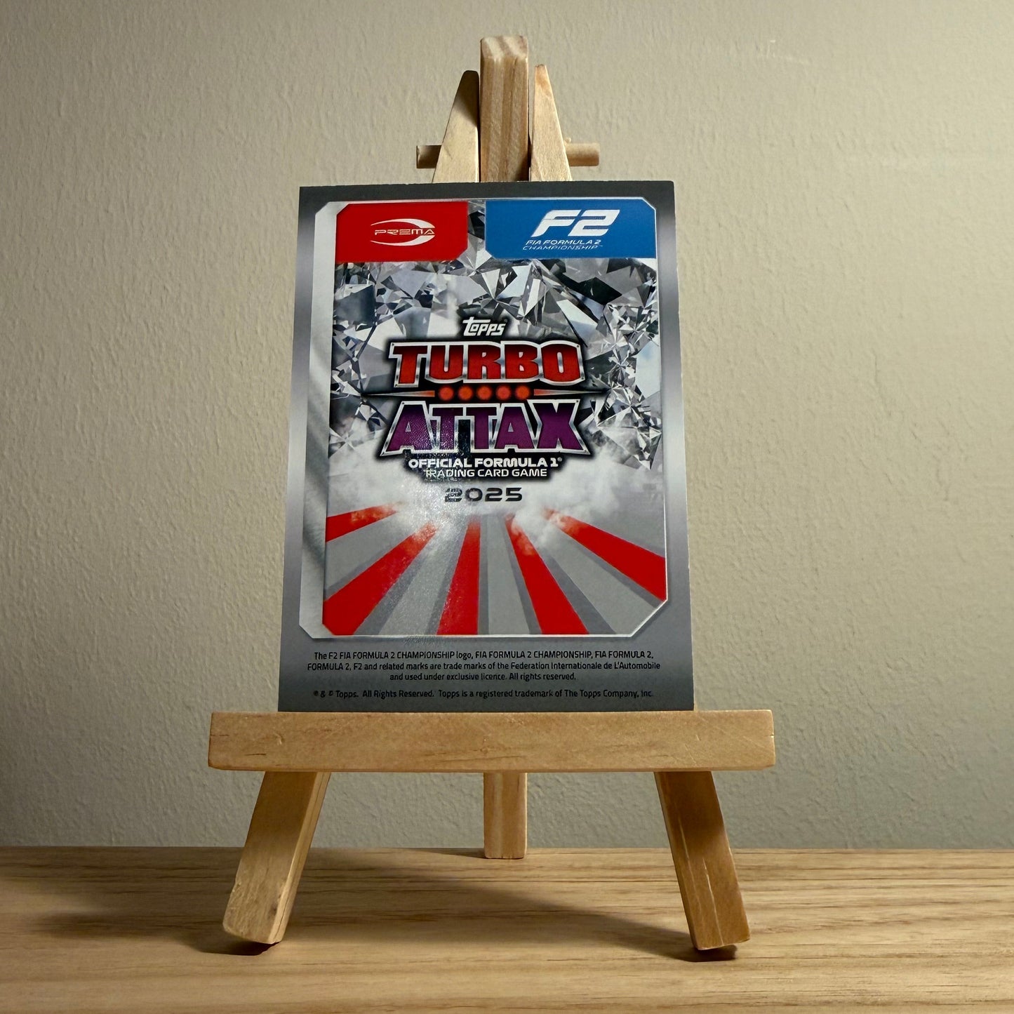 2025 Turbo Attax Formula 1 Trading Card - #186 Prema Racing Gabriele Minì