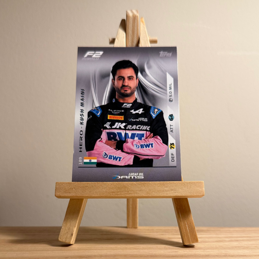 2025 Turbo Attax Formula 1 Trading Card - #189 Driot Associés Motor Sport Lucas Oils Kush Maini