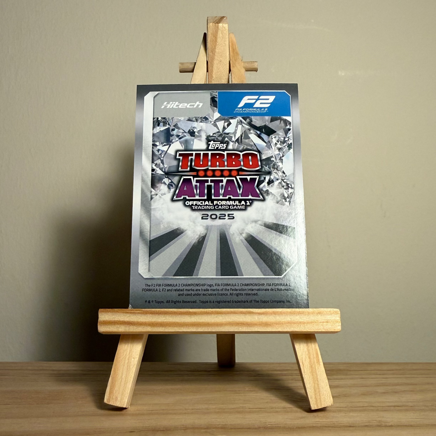 2025 Turbo Attax Formula 1 Trading Card - #216 Hitech Toyota Gazoo Racing Luke Browning Formula Two Podium Perfections