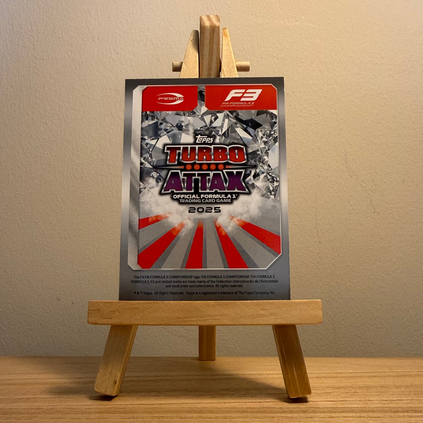 2025 Turbo Attax Formula 1 Trading Card - #242 Prema Racing Ugo Ugochukwu Orlandi Stars of Tomorrow