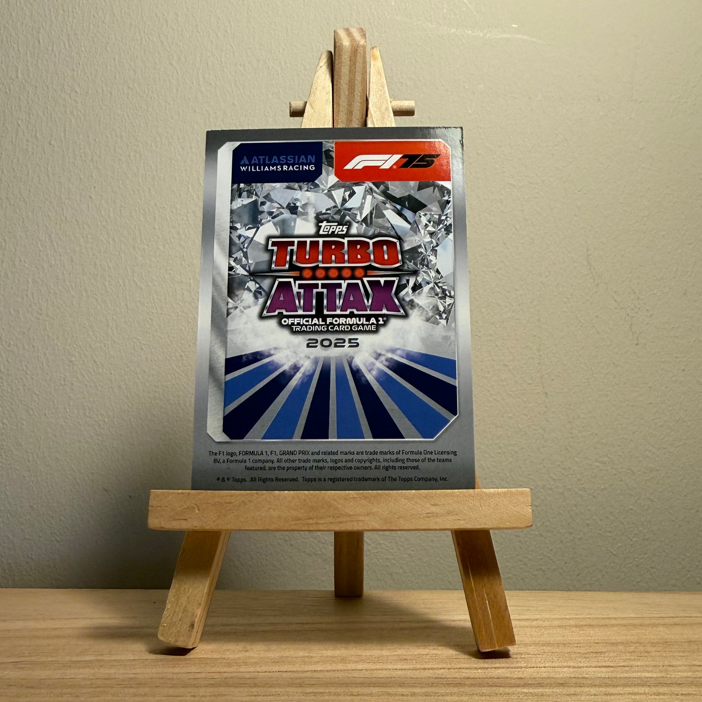 2025 Turbo Attax Formula 1 Trading Card - #255 Atlassian Williams Racing Carlos Sainz Meme Mayhem