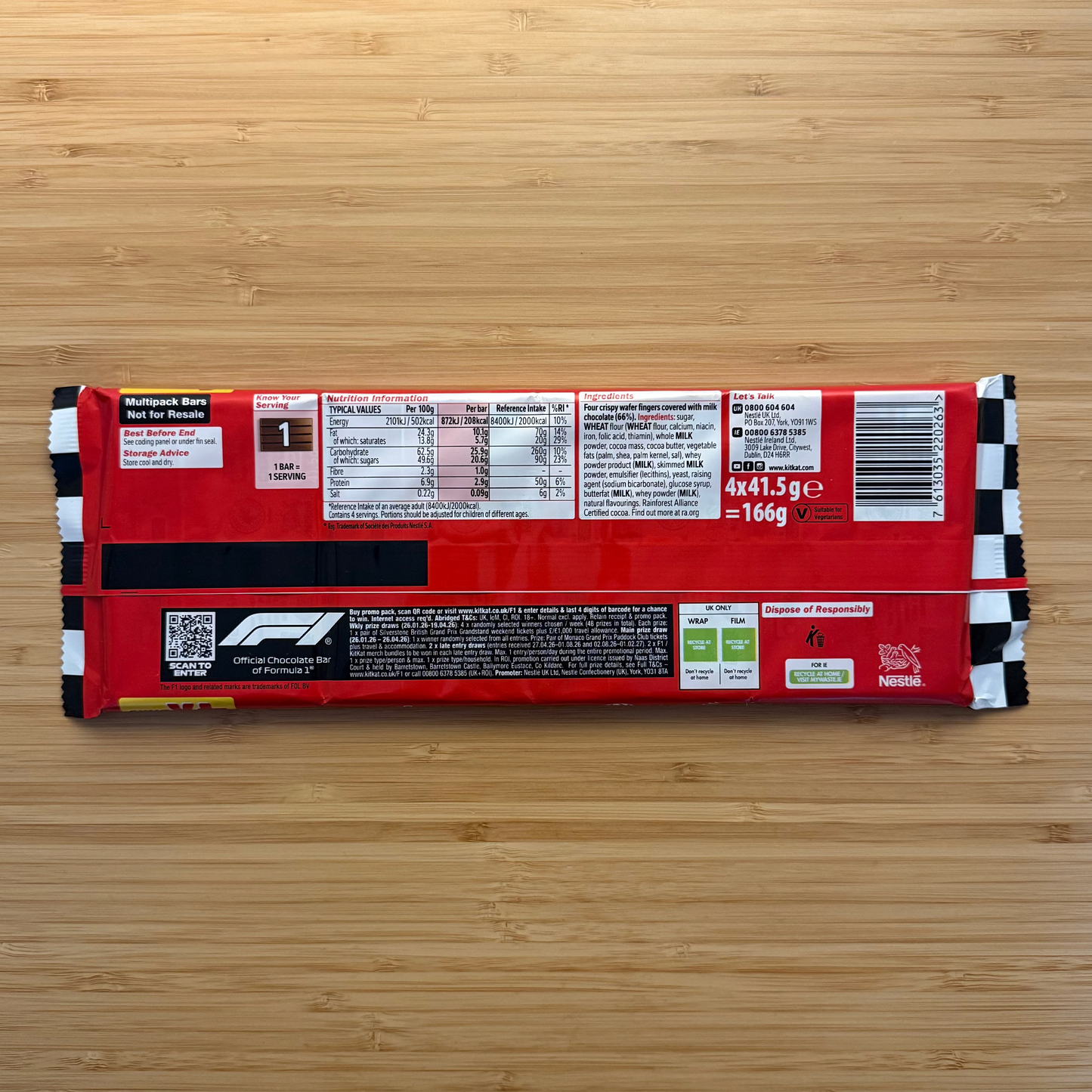 2026 KitKat x4 166g