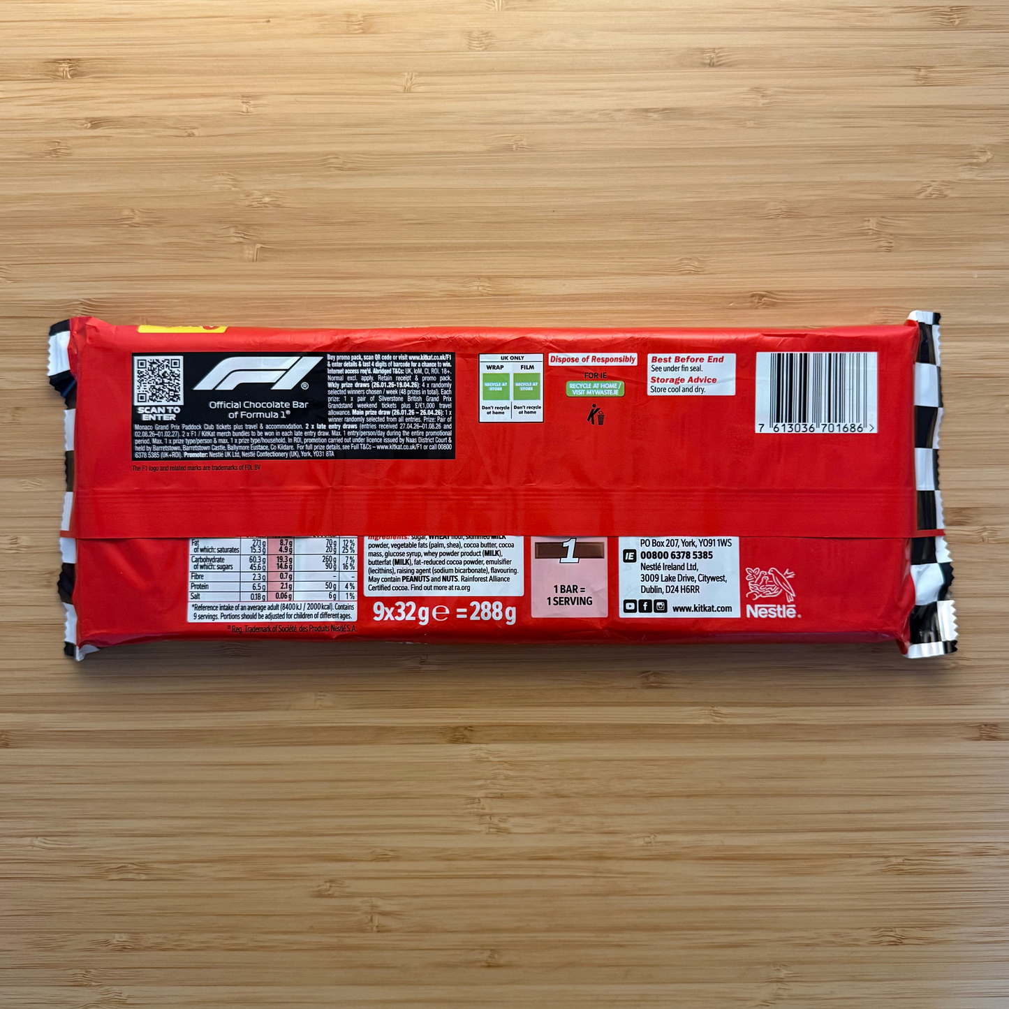 2026 KitKat Chunky x9 288g
