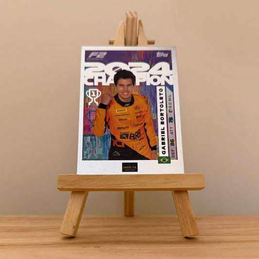 2025 Turbo Attax Formula 1 Trading Card - #278 Invicta Racing Gabriel Bortoleto Formula Two Champion