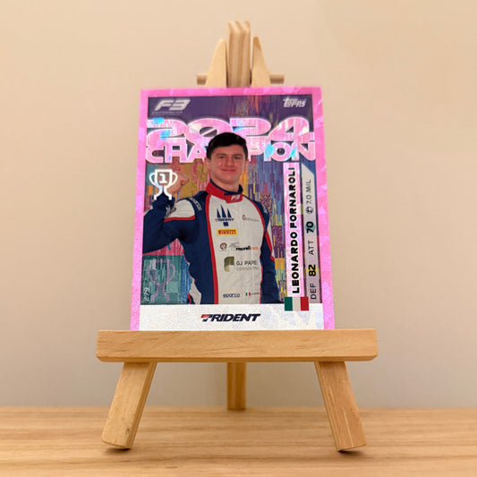2025 Turbo Attax Formula 1 Trading Card - #279 Trident Leonardo Fornaroli Formula Three Champion