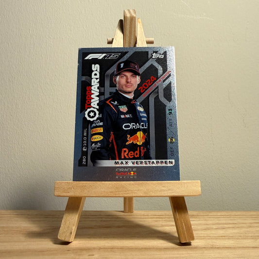 2025 Turbo Attax Formula 1 Trading Card - #280 Oracle Red Bull Racing Max Verstappen Topps Awards Moment of the Season