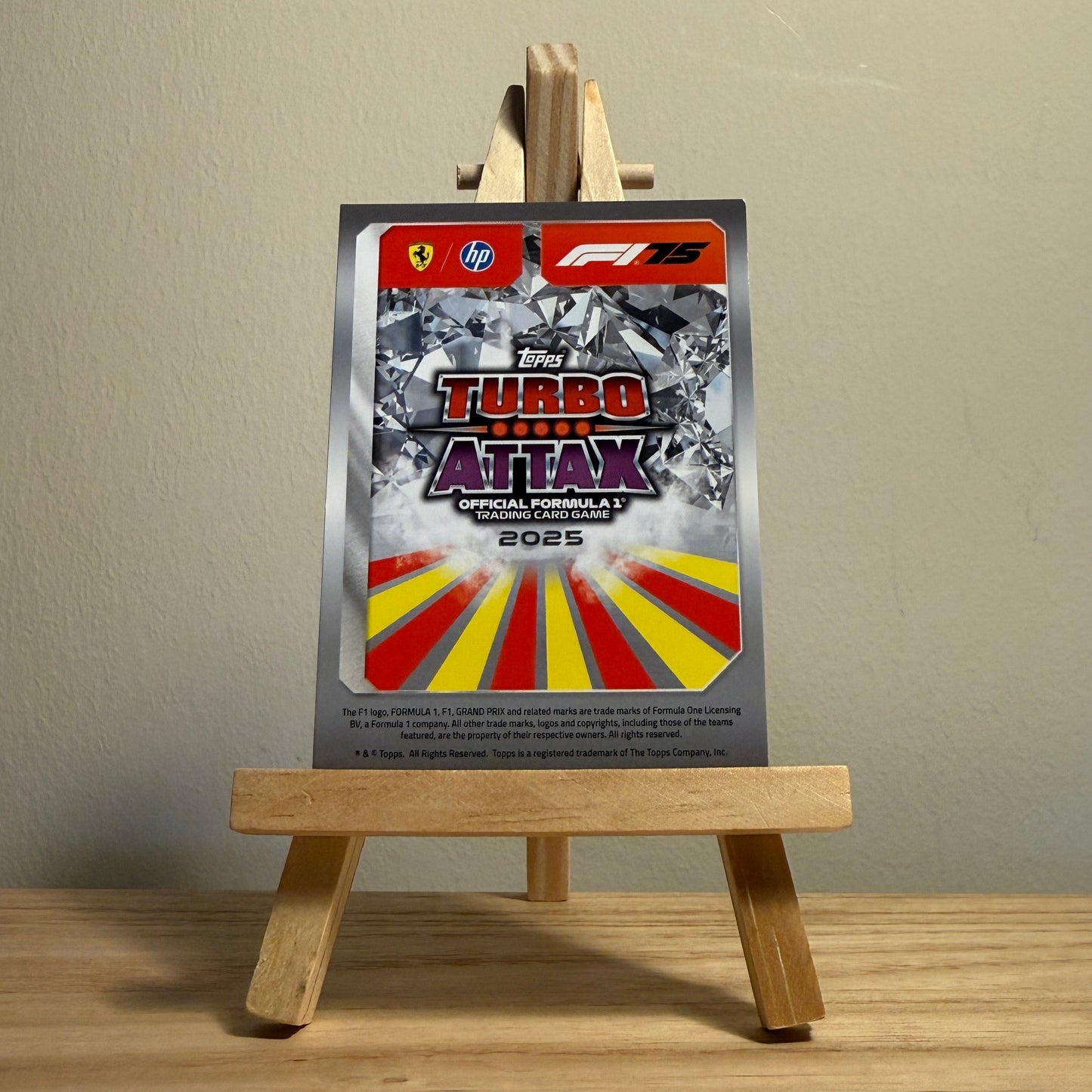 2025 Turbo Attax Formula 1 Trading Card - #283 Scuderia Ferrari Hewlett Packard Charles Leclerc Topps Awards Celebration of the Year