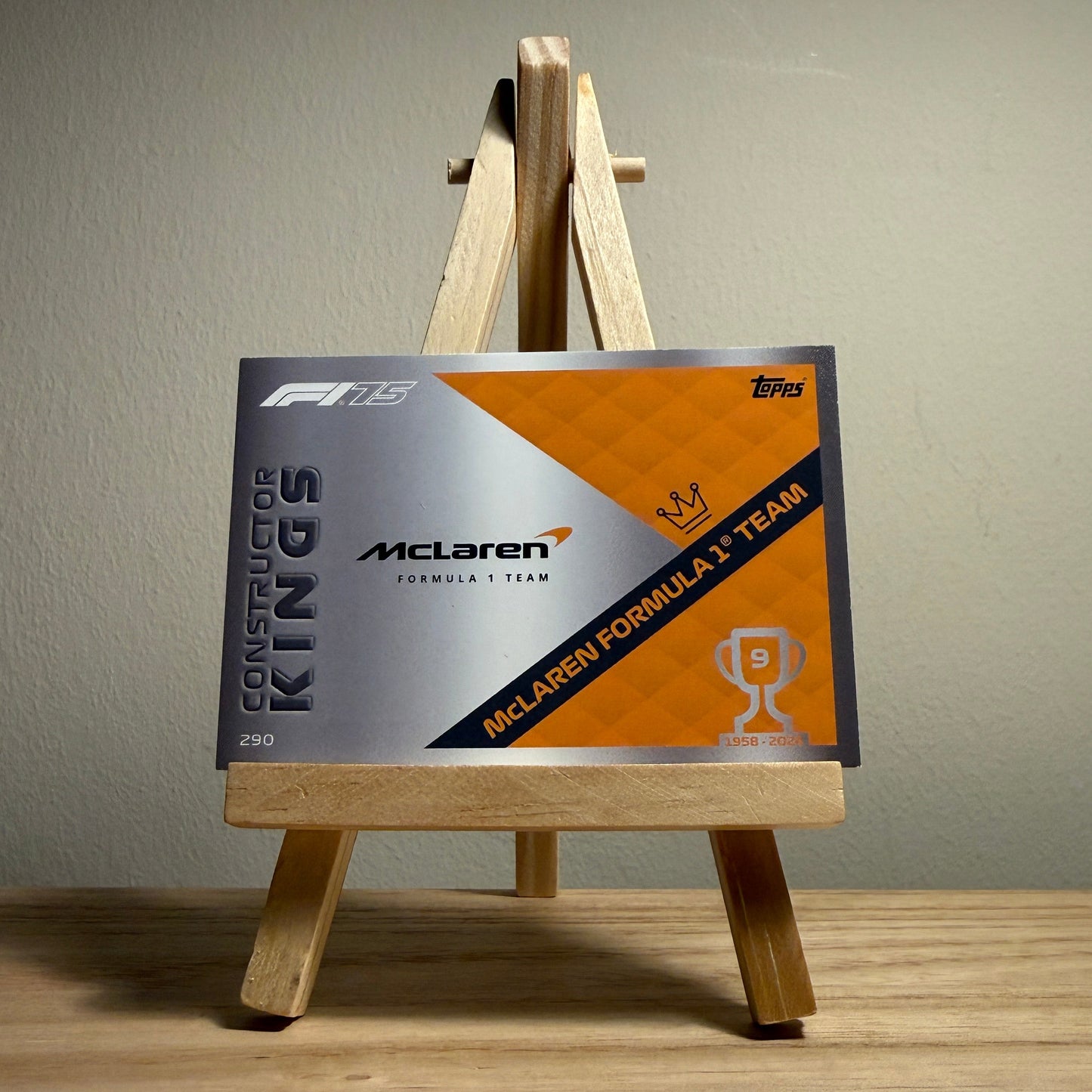 2025 Turbo Attax Formula 1 Trading Card - #290 McLaren Formula 1 Team Constructor Kings