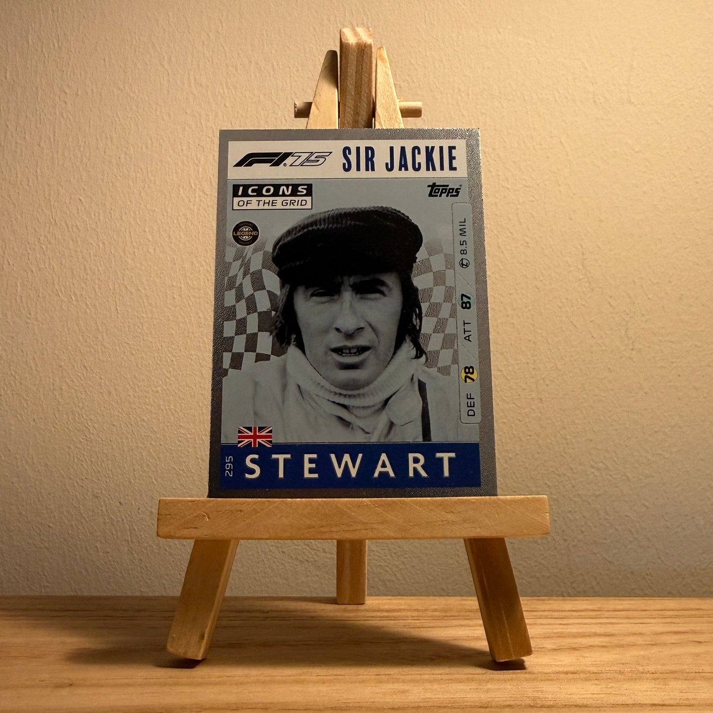 2025 Turbo Attax Formula 1 Trading Card - #296 Icons of the Grid Jackie Stewart