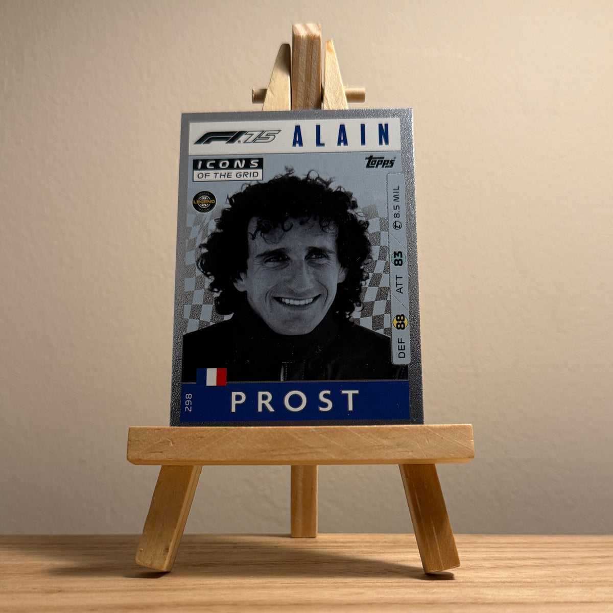 2025 Turbo Attax Formula 1 Trading Card - #298 Icons of the Grid Alain Prost
