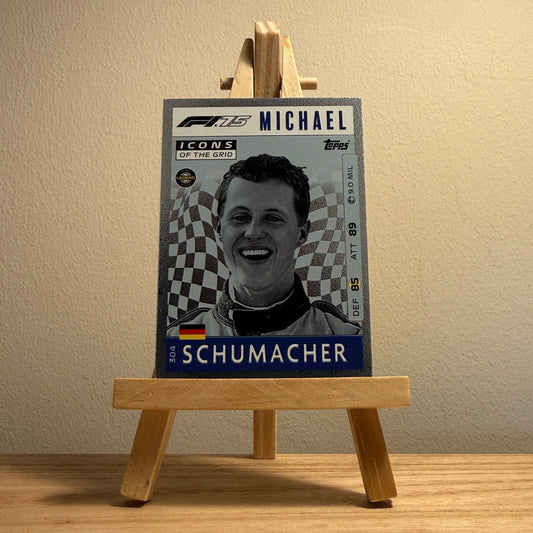 2025 Turbo Attax Formula 1 Trading Card - #304 Icons of the Grid Michael Schumacher
