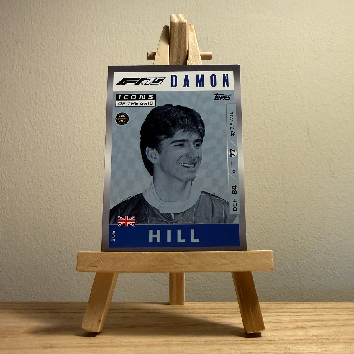 2025 Turbo Attax Formula 1 Trading Card - #305 Icons of the Grid Damon Hill