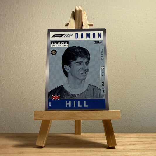 2025 Turbo Attax Formula 1 Trading Card - #305 Icons of the Grid Damon Hill