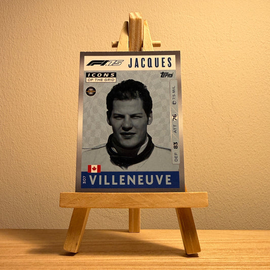 2025 Turbo Attax Formula 1 Trading Card - #307 Icons of the Grid Jacques Villeneuve