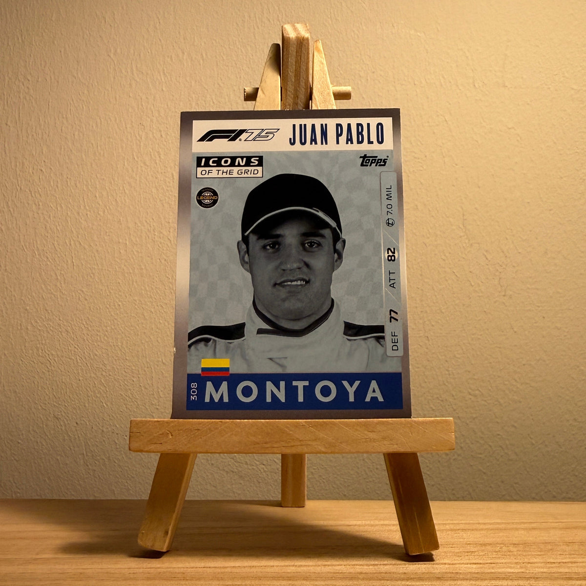 2025 Turbo Attax Formula 1 Trading Card - #308 Icons of the Grid Juan-Pablo Montoya