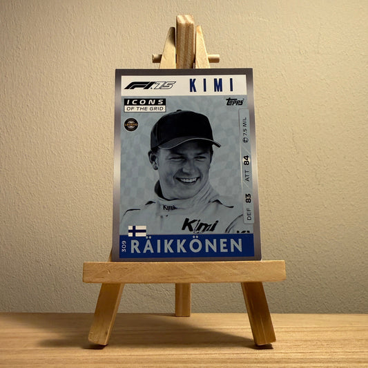 2025 Turbo Attax Formula 1 Trading Card - #309 Icons of the Grid Kimi Räikkönen