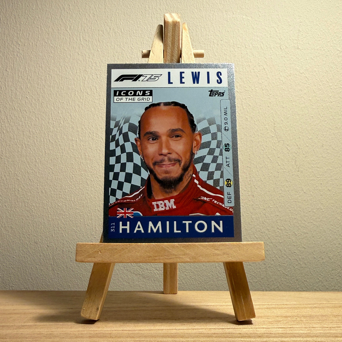 2025 Turbo Attax Formula 1 Trading Card - #311 Icons of the Grid Lewis Hamilton