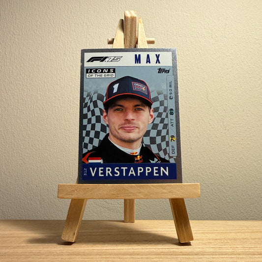 2025 Turbo Attax Formula 1 Trading Card - #312 Icons of the Grid Max Verstappen
