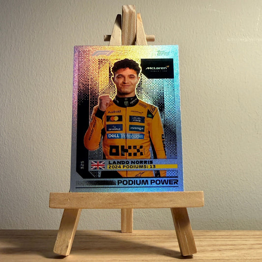 2025 Turbo Attax Formula 1 Trading Card - #325 Lando Norris Podium Power