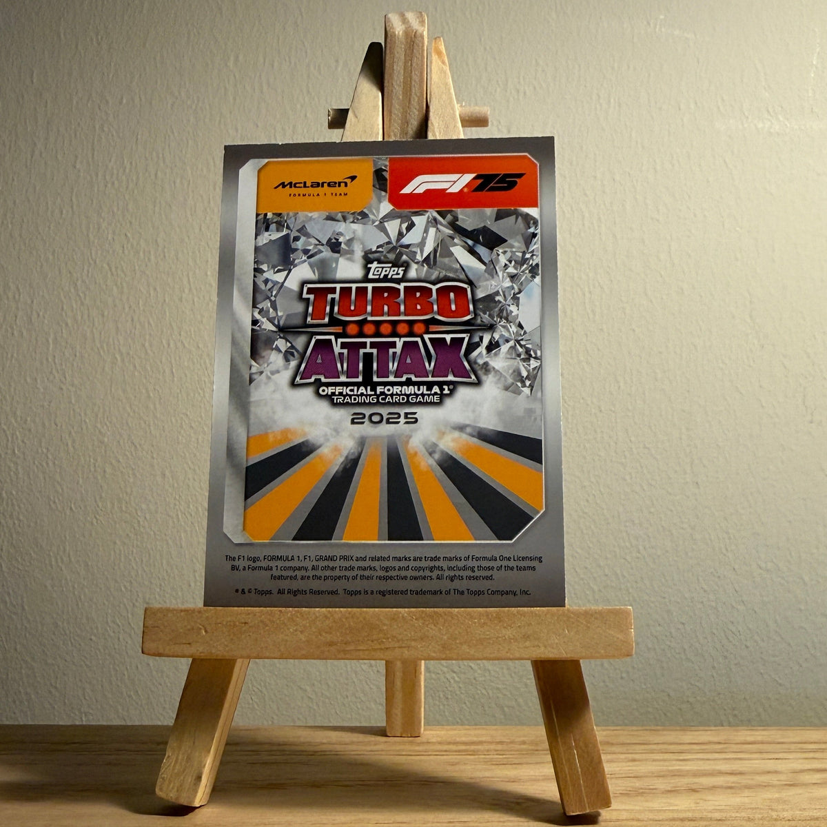 2025 Turbo Attax Formula 1 Trading Card - #325 Lando Norris Podium Power