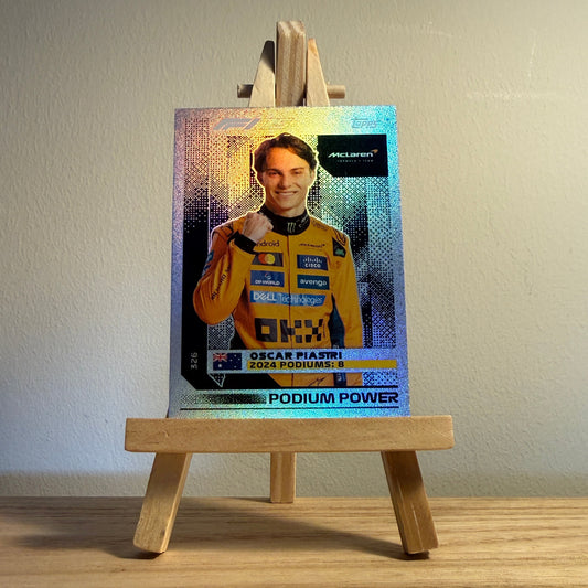 2025 Turbo Attax Formula 1 Trading Card - #326 Oscar Piastri Podium Power